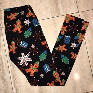 Lula Roe Christmas Leggings - OS